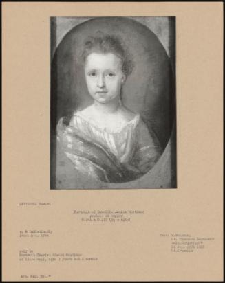Portrait Of Caroline Amelia Mortimer