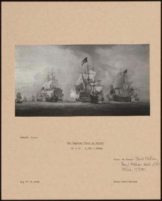The English Fleet At Anchor