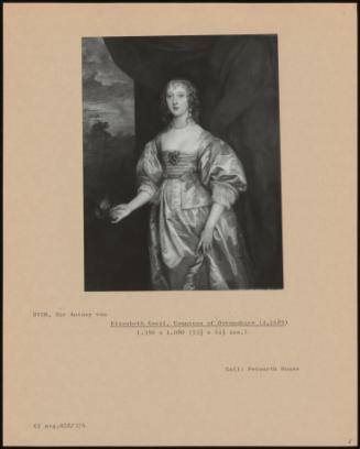 Elizabeth Cecil, Countess Of Devonshire (D. 1689)