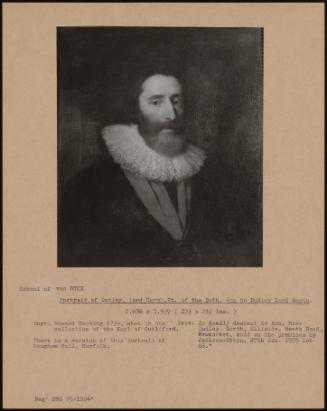 Portrait Of Dudley, Lord North, Kt. Of The Bath, Son To Dudley Lord North.