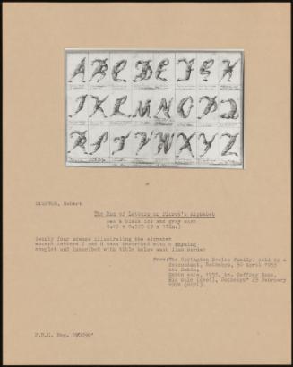 The Man Of Letters Or Pierot's Alphabet