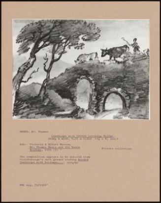 Landscape With Cattle Crossing Bridge