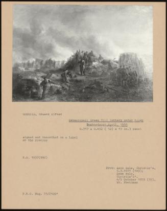 Sebastopol: Green Hill Battery Under Heavy Bombardment, April, 1855