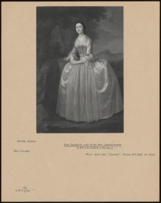 Anne Sandford, Wife Of The Rev. Daniel Austin