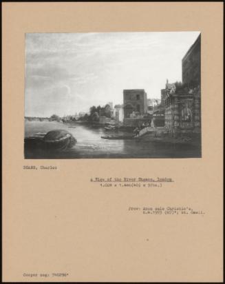 A View Of The River Thames, London