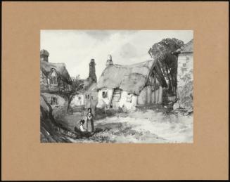 Cottage And Figures