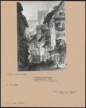 A French Street Scene