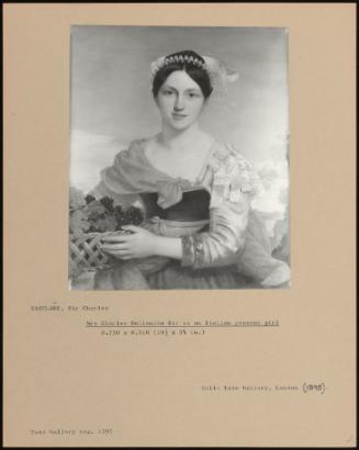 Mrs Charles Bellenden Ker As An Italian Peasant Girl