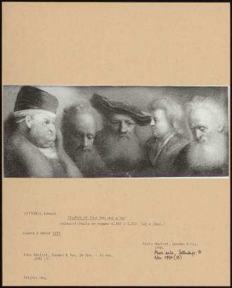 Studies Of Four Men And A Boy
