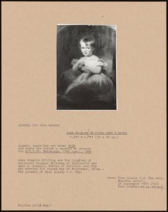 Anna Douglas Stirling Aged 4 Years
