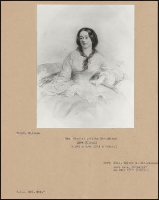 Mrs. Charles William Strickland (née Milner)