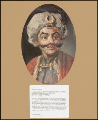 A Turks Head: Mr Henry Mossop In The Guis Of Bajazet From Nicholas Rose's Play Tamerlane