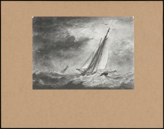 An Armed Cutter In A Storm