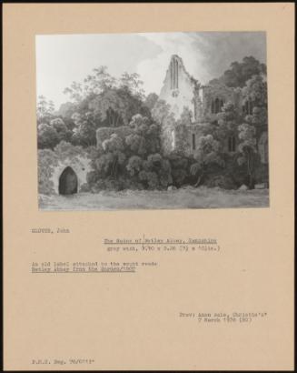 The Ruins Of Netley Abbey, Hampshire