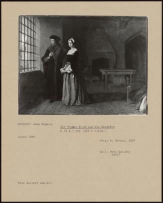 Sir Thomas More And His Daughter