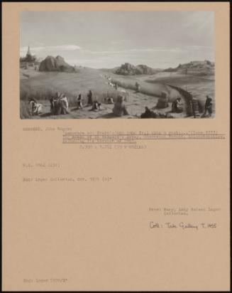 Laborage Est Orare'; 'and Some Fell Upon A Rock; .. .' (Luke Viii) The Monks Of St Bernard's Abbey, Charnwood Forest, Leicestershire, Gathering The Harvest Of 1861.