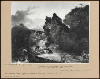 Landscape With A Boarhunt And A Waterfall