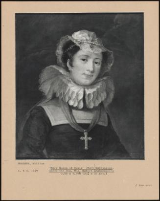 Mary Queen Of Scots' (Mary Woffington, Later The Hon. Mrs. Robert Cholmondeley