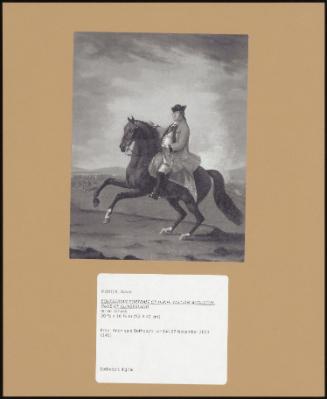 Equestrian Portrait Of H.R.H, William Augustus, Duke Of Cumberland