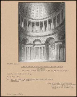 A Design For An Edifice Dedicated To National Virtue And Genius