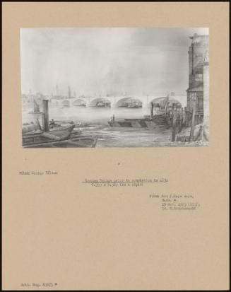 London Bridge Prior To Completion In 1831