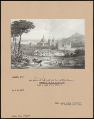 The (Abbey Of Mele) And The Surrounding Country Peasants In The Foreground
