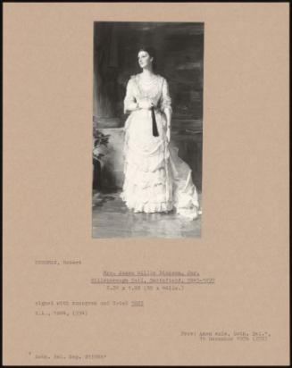Mrs. James Willis Dickson, Jnr. Hillsborough Hall, Smithfield, 1845-1897