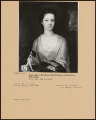 Diana, Wife Of Sir Charles Shuckburgh, Bt. Of Shuckburgh Warwickshire