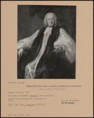 Thomas Herring, (1693-1757), Archbishop Of Canterbury