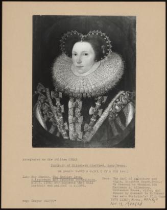 Portrait Of Elizabeth Stafford, Lady Drury