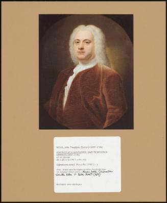 Portrait Of A Gentleman, Said To Be Simon Kerrich (1697 - 1748)
