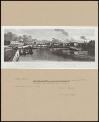 A View Of Thuilleries & Bridge Etc. Publi. By J. Girtin