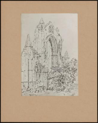 Drawing From Sketchbook; Guisborough Priory