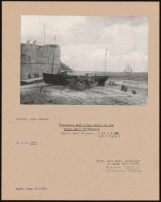 Fishermen and Their Boats on the Shore Near Portsmouth