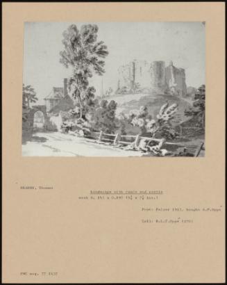 Landscape With Roads And Castle