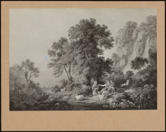 Landscape With Waterfall