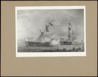 The Capture Of The French Frigate 'La Pique' By Her Majesty's Frigate 'Blanche' Etc.Etc.