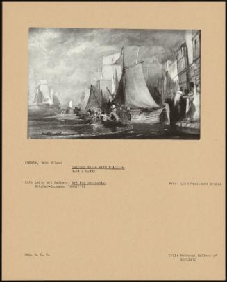 Harbour Scene With Shipping