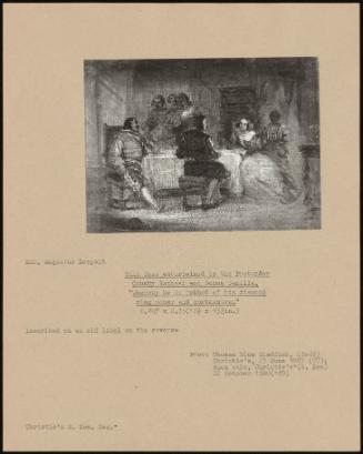 Bill Bass Entertained By The Pretender County Raphael And Donna Camilla, Whereby He Is Robbed Of His Diamond Ring Money And Portmanteau