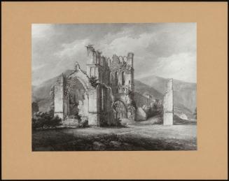 North-east aspect of Llanthony Priory, Monmouthshire