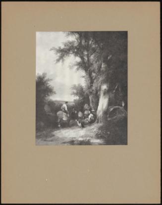 A Gipsy Camp in a Wood
