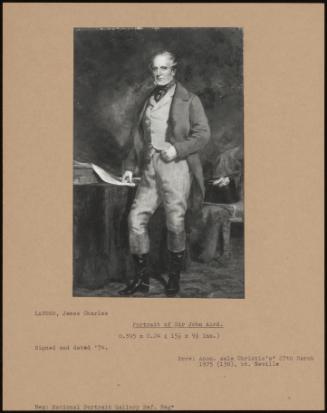 Portrait Of Sir John Aird.
