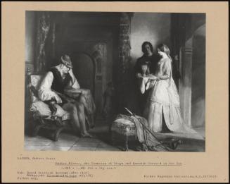 Maitre Pierre, The Countess Of Croye And Quentin Durward In The Inn