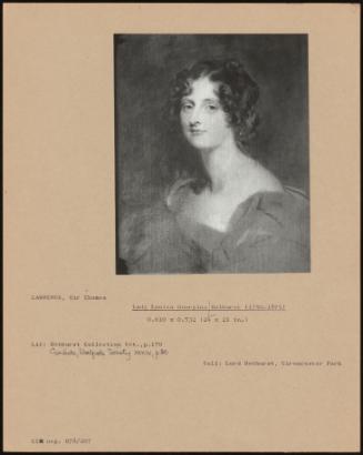 Lady Louisa Georgina Bathurst (1792-1874)