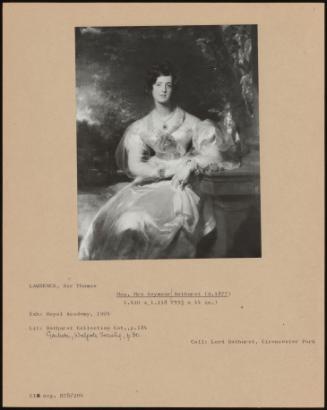 Hon. Mrs Seymour Bathurst (d. 1877)