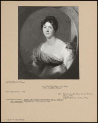 Lucy Meredith, Niece Of The Artist