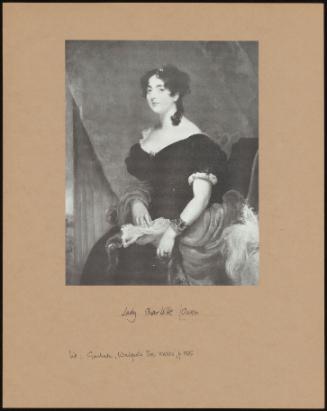 Portrait Of Lady Charlotte Owen. Wife Of Sir John Owen, Bat.