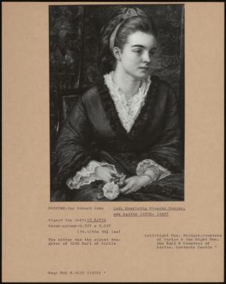 Lady Henrietta Blanche Hozier, Nee Ogilvy (1852- 1925)