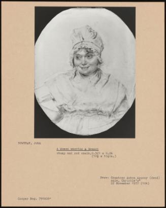 A Woman Wearing A Bonnet