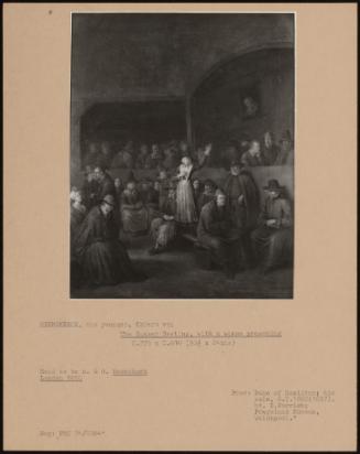 The Quaker Meeting, With A Woman Preaching